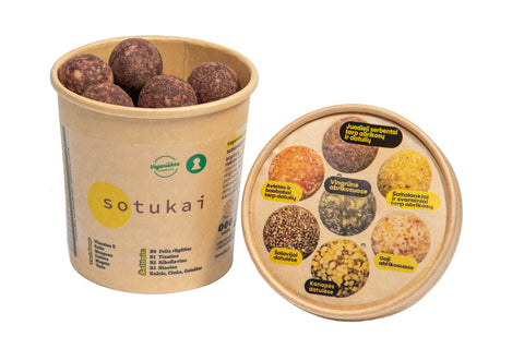 vegan augalinis užkandis desertas 
