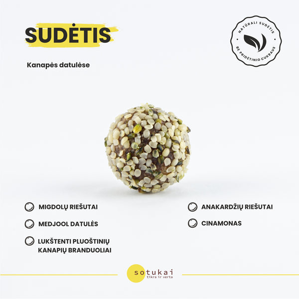 sotukai - augalinis užkandis, sveikatai palankus desertas iš supermaisto
